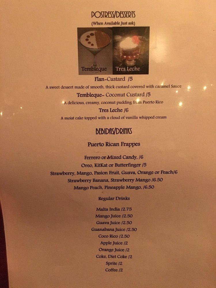 Menu at OSJ International Restaurant, Lakewood