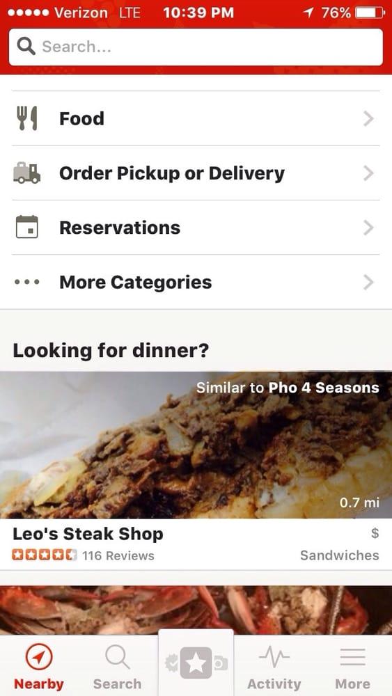 Menu at Leo's Steak Shop fast food, Folcroft