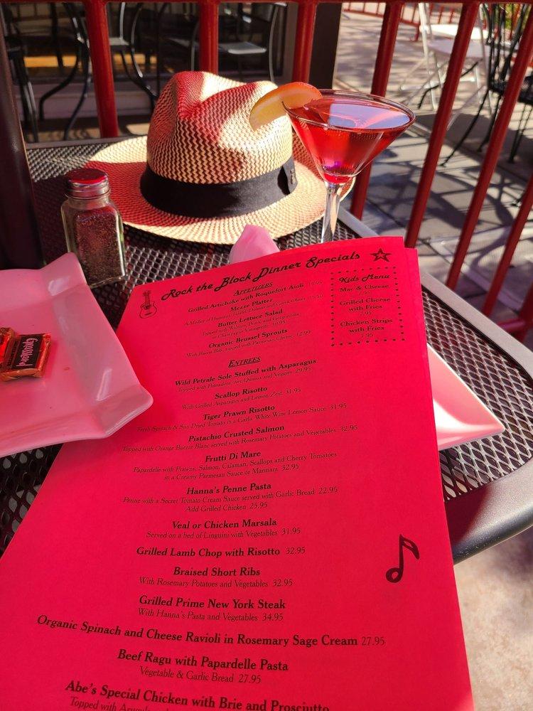 Menu at Grazie Restaurant, Novato