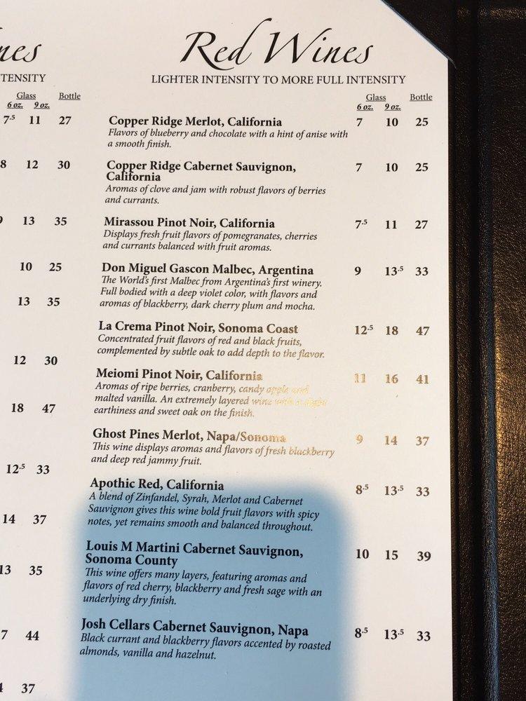 Menu at Southern Pearl Oyster House restaurant, Baton Rouge