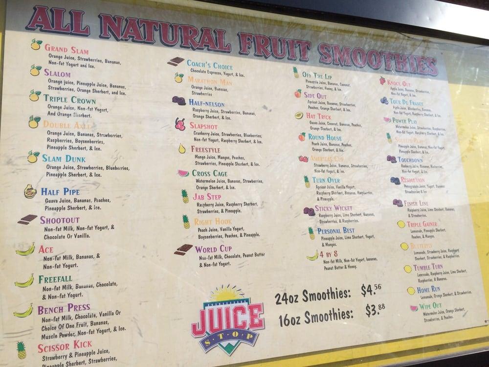 Menu at Juice Stop pub & bar, Omaha, N 129th St