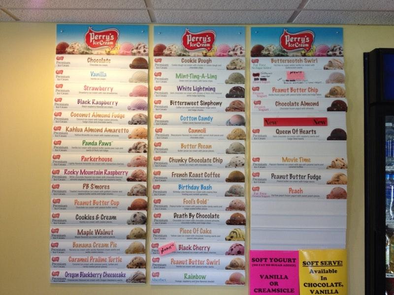 Menu at The Dairy Barn, Big Flats