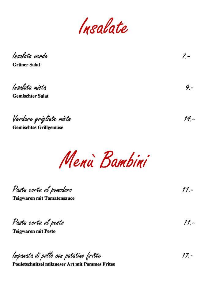 Menu di Locanda Poncini 