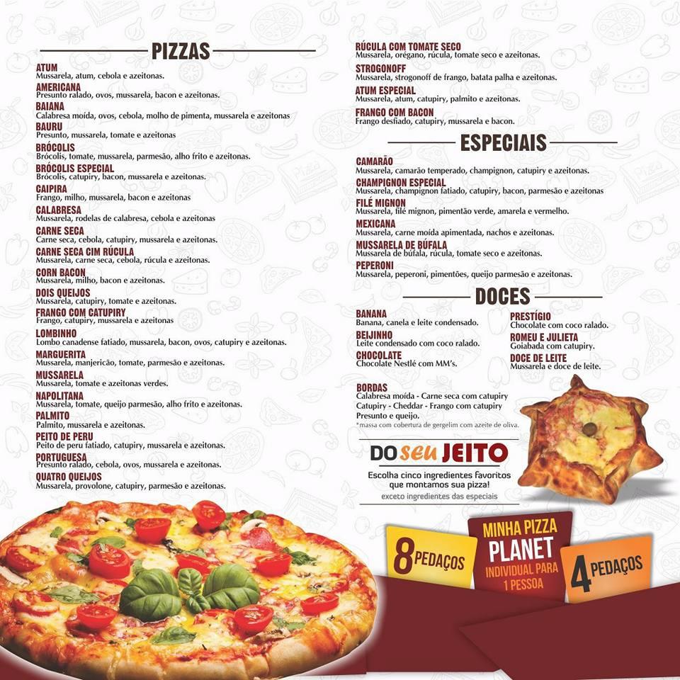 Menu em Pizza Vinhedo pizzaria, Vinhedo
