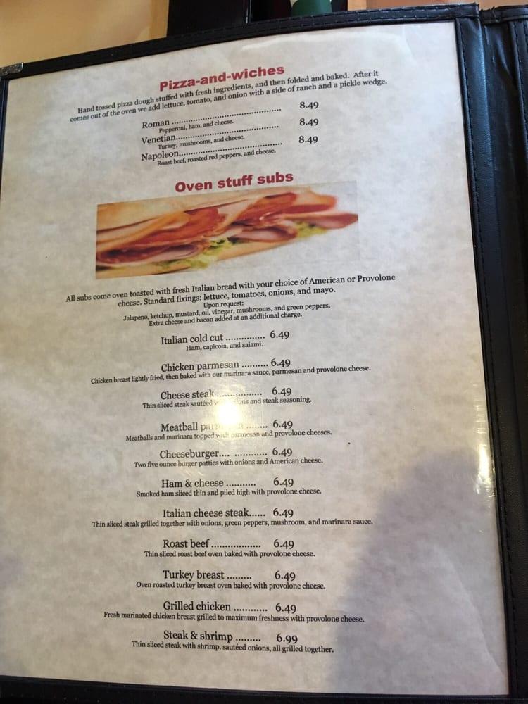 Menu At Ryan S Famous Pizza Subs Pizzeria Beaufort