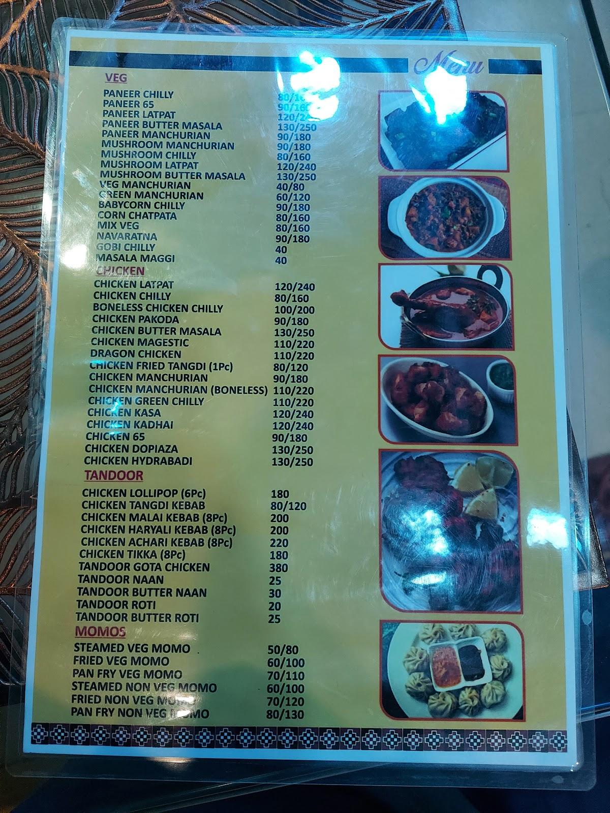 The Second Wife Kitchen menu