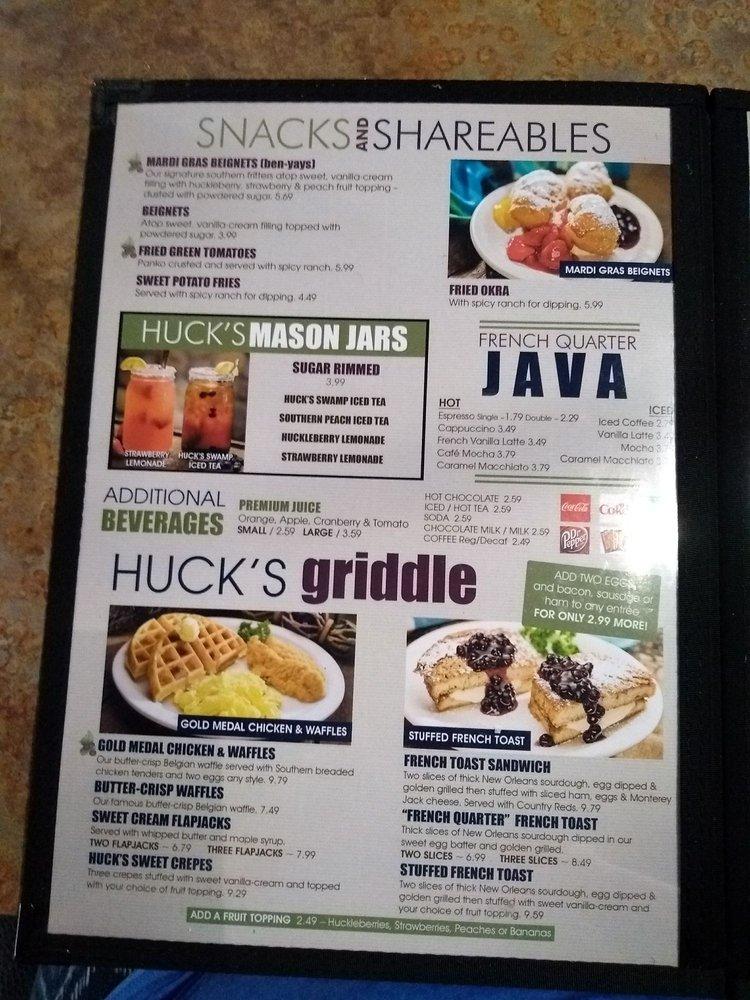 Menu At Huckleberry S Breakfast Lunch Restaurant Sacramento Arena