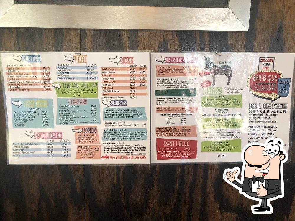 BarBQue Station 2 Hammond in Hammond Restaurant menu and reviews