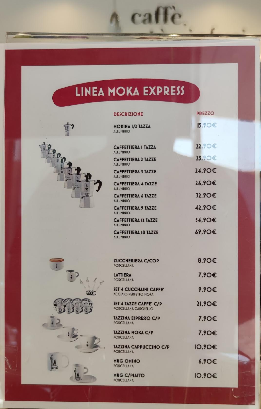 Menu Da Bialetti Fiumicino Via Alessandro Volta