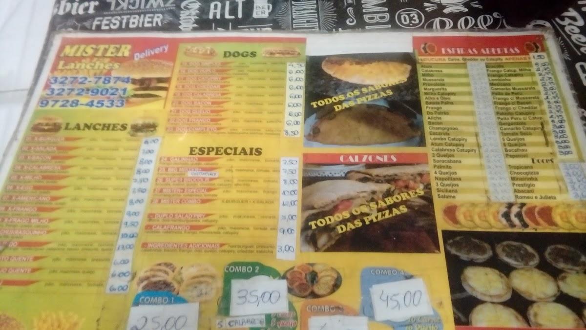 Menu em Mister Pizza Forno à Lenha restaurante, Itapetininga