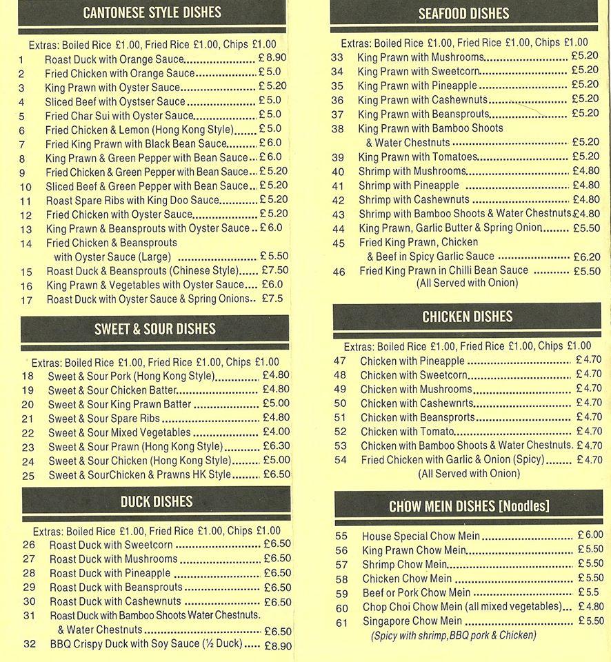 Menu at Good Dishes fast food, Bedale