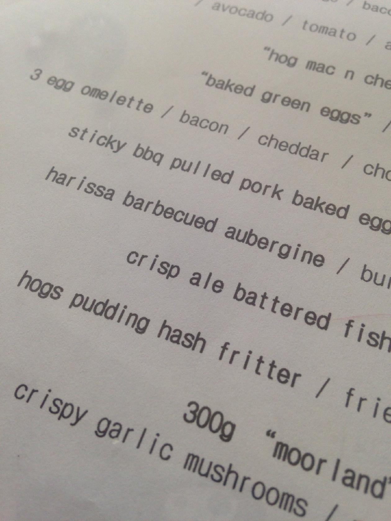 Menu at Rock Salt Cafe Brasserie, Plymouth