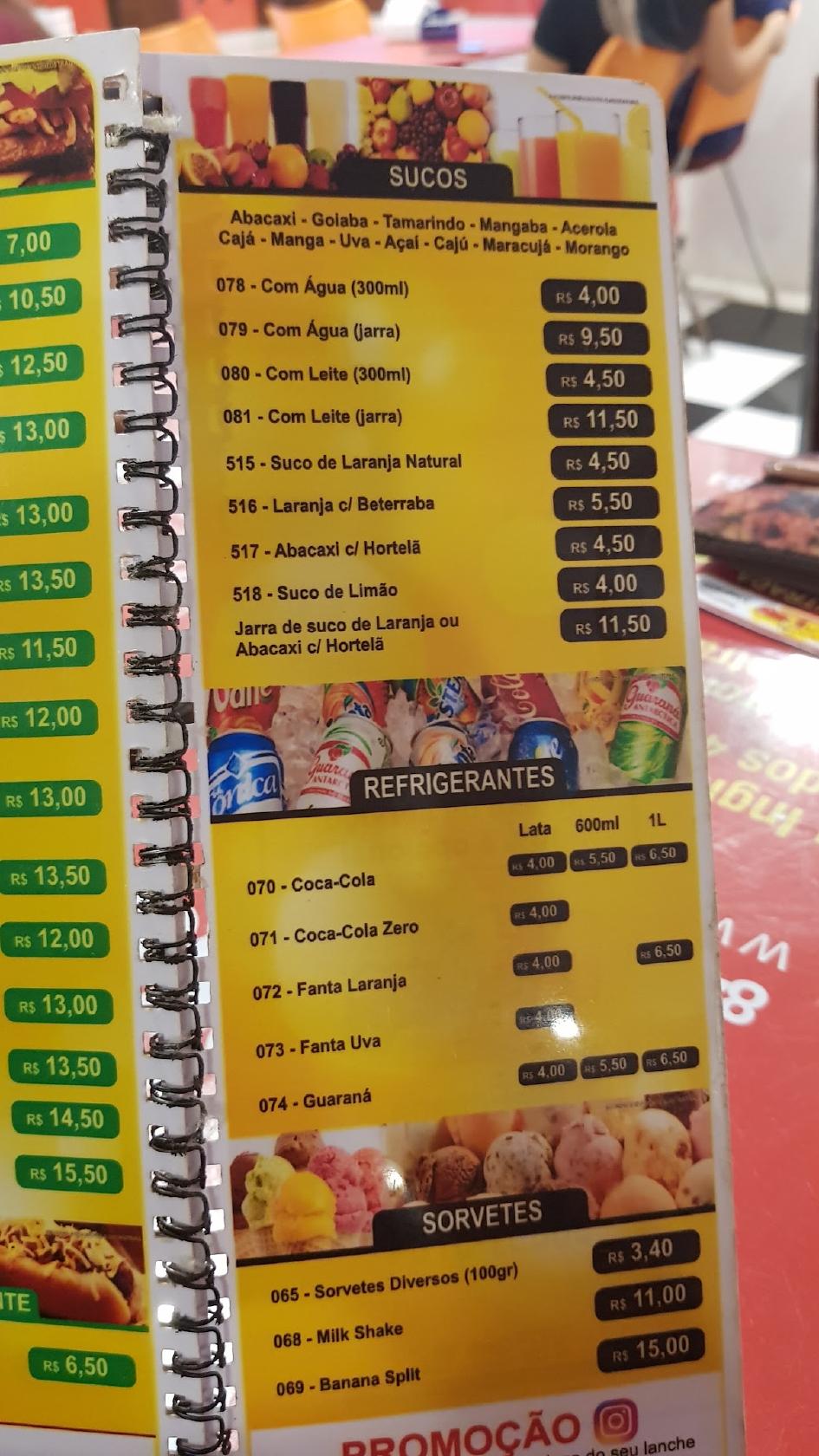Ô d'Casa Grill - Restaurante & Lanchonete cardápio