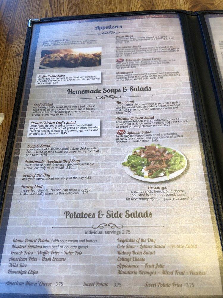 Menu at Busy Corner restaurant, Goodfield