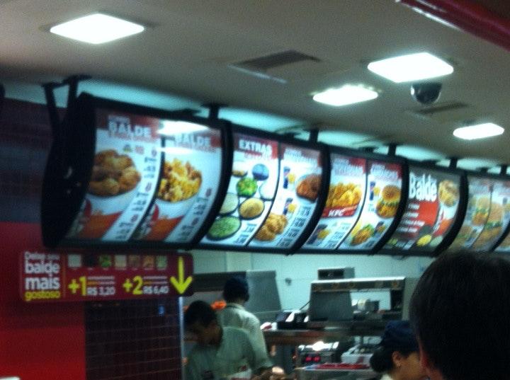 KFC - FRANGO FRITO cardápio