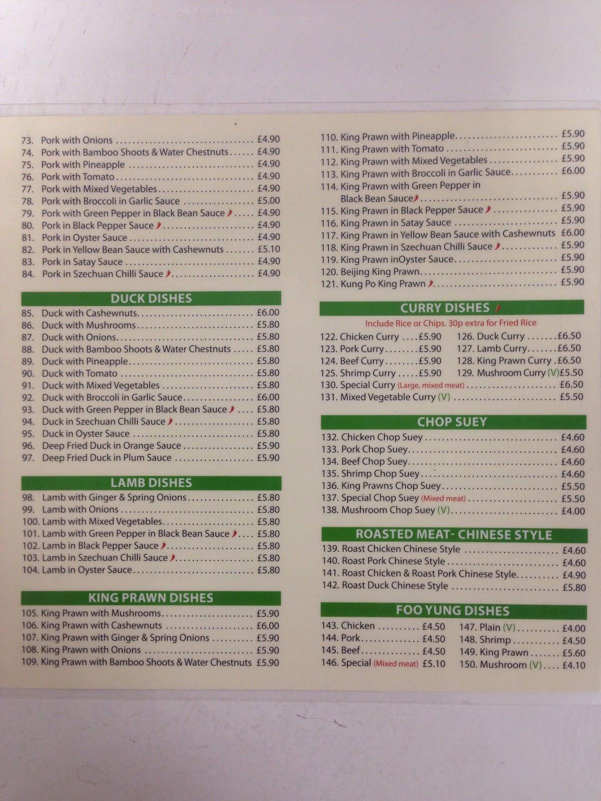 new city chinese basingstoke menu