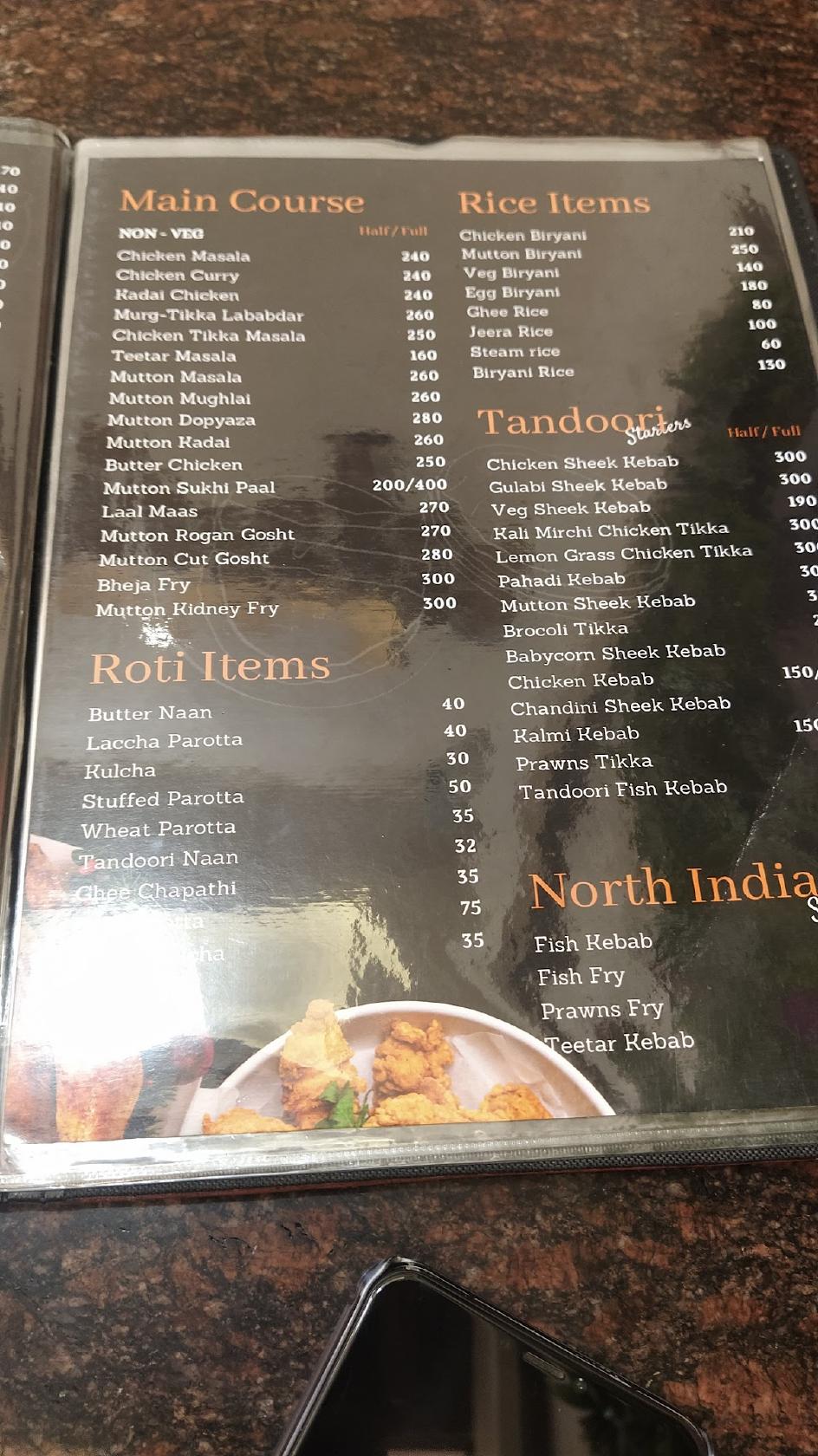 Big Grill Restaurant ಬಿಗ್ ಗ್ರಿಲ್ ರೆಸ್ಟೋರೆಂಟ್ menu