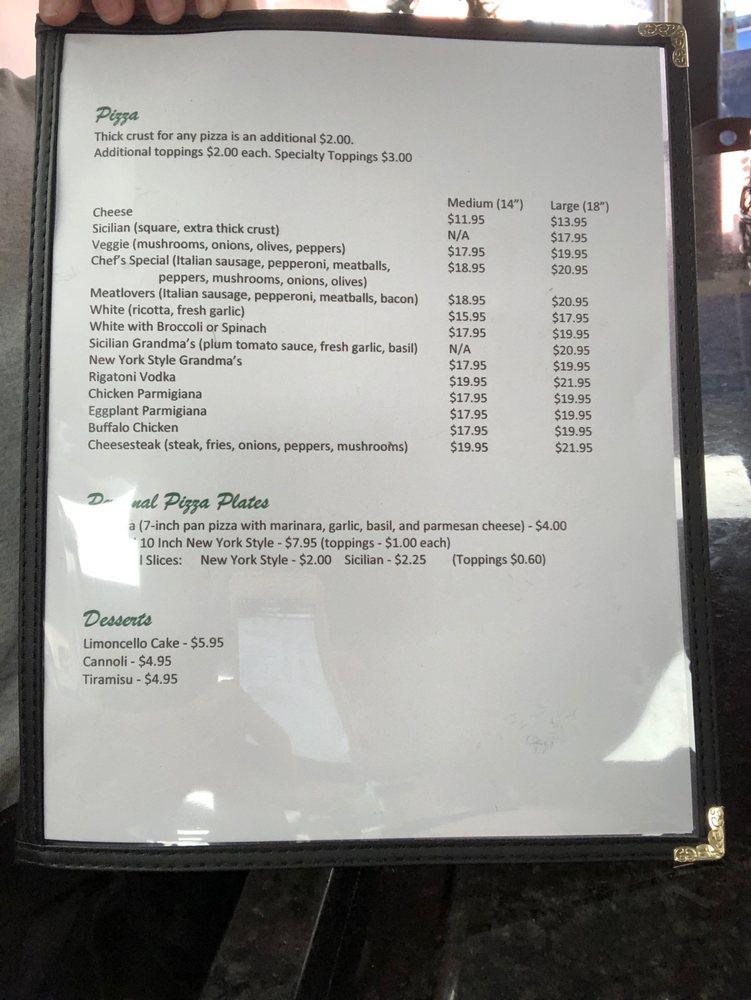 Menu at Armando’s Pizza Zebulon pizzeria, Zebulon