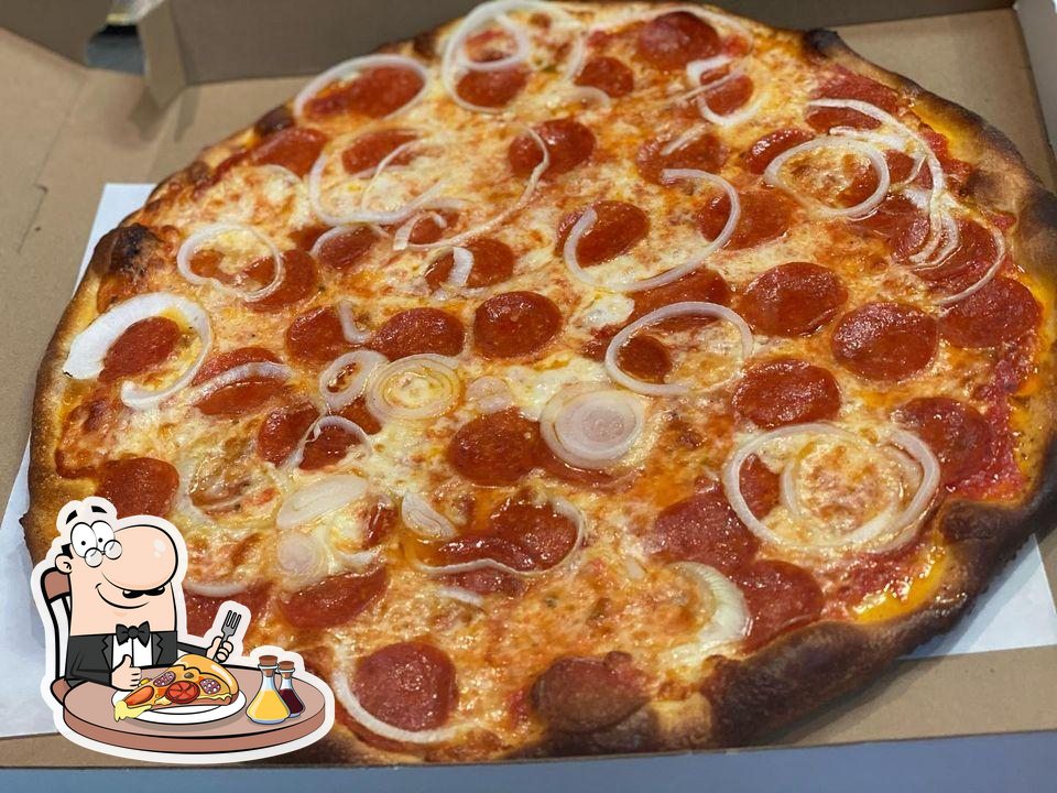 Pizzería The Pizza Box, Shelton, 15 Huntington St Carta del