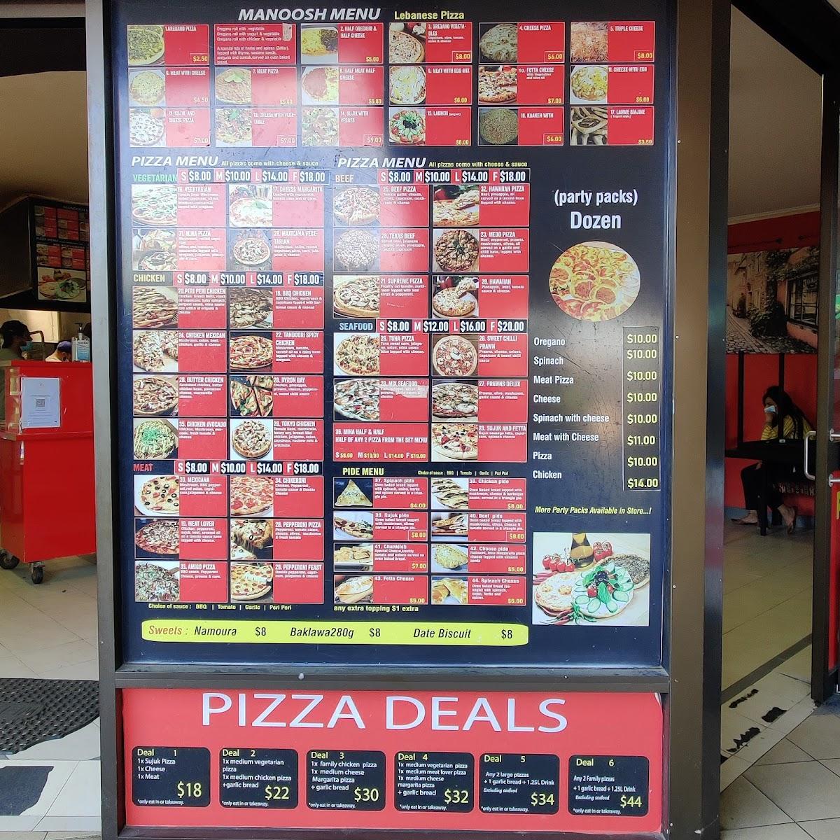 Menu at MINA BAKERY Westmead, Westmead