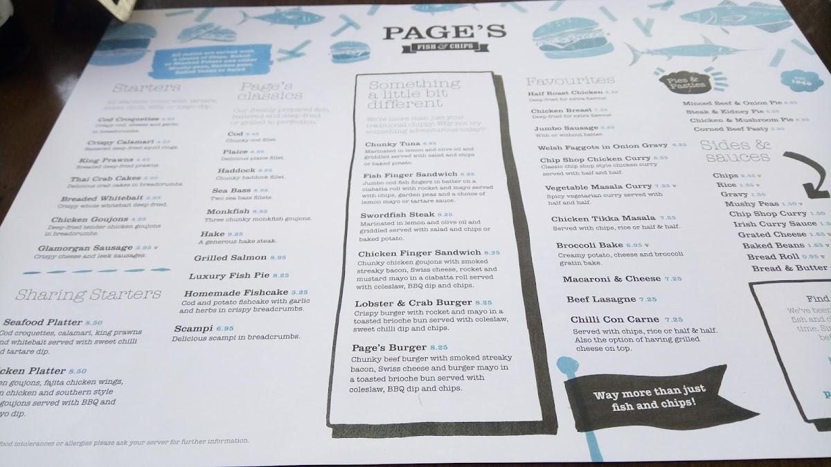 Pages Cwmbran Takeaway Menu at Sarah Espinosa blog