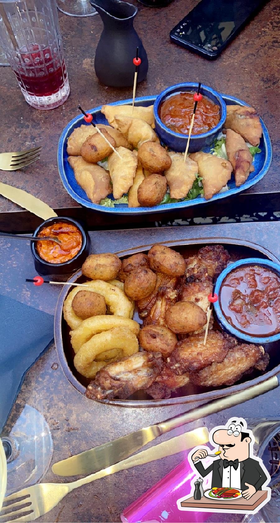 Menu de African Lounge Suite