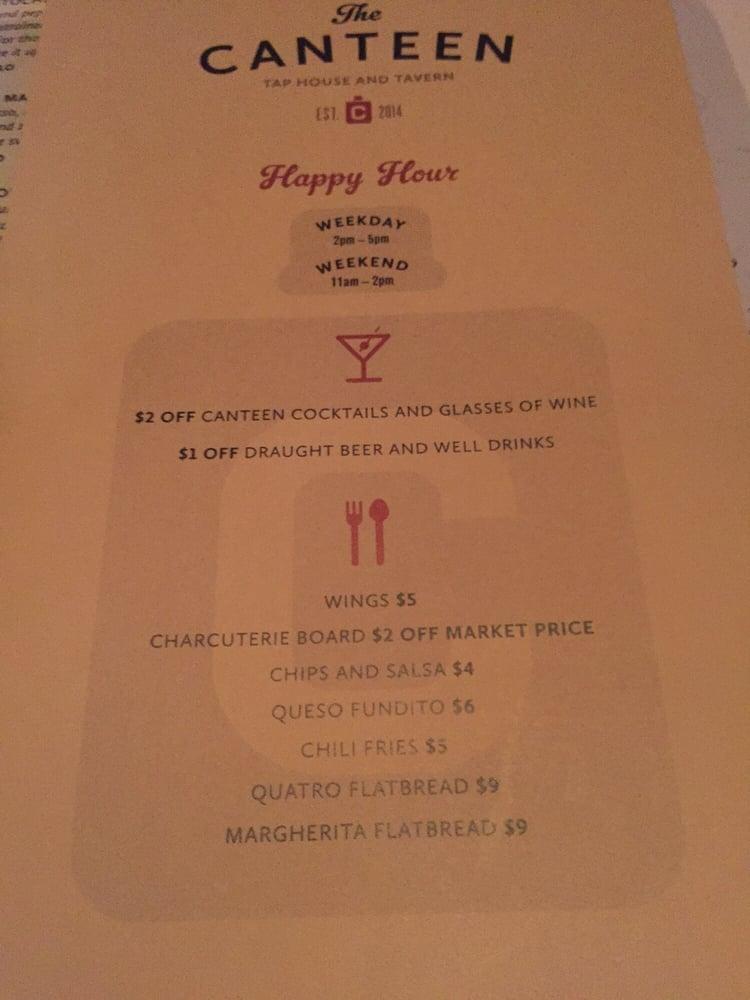 Menu at The Canteen Tap House and Tavern BBQ, Breckenridge