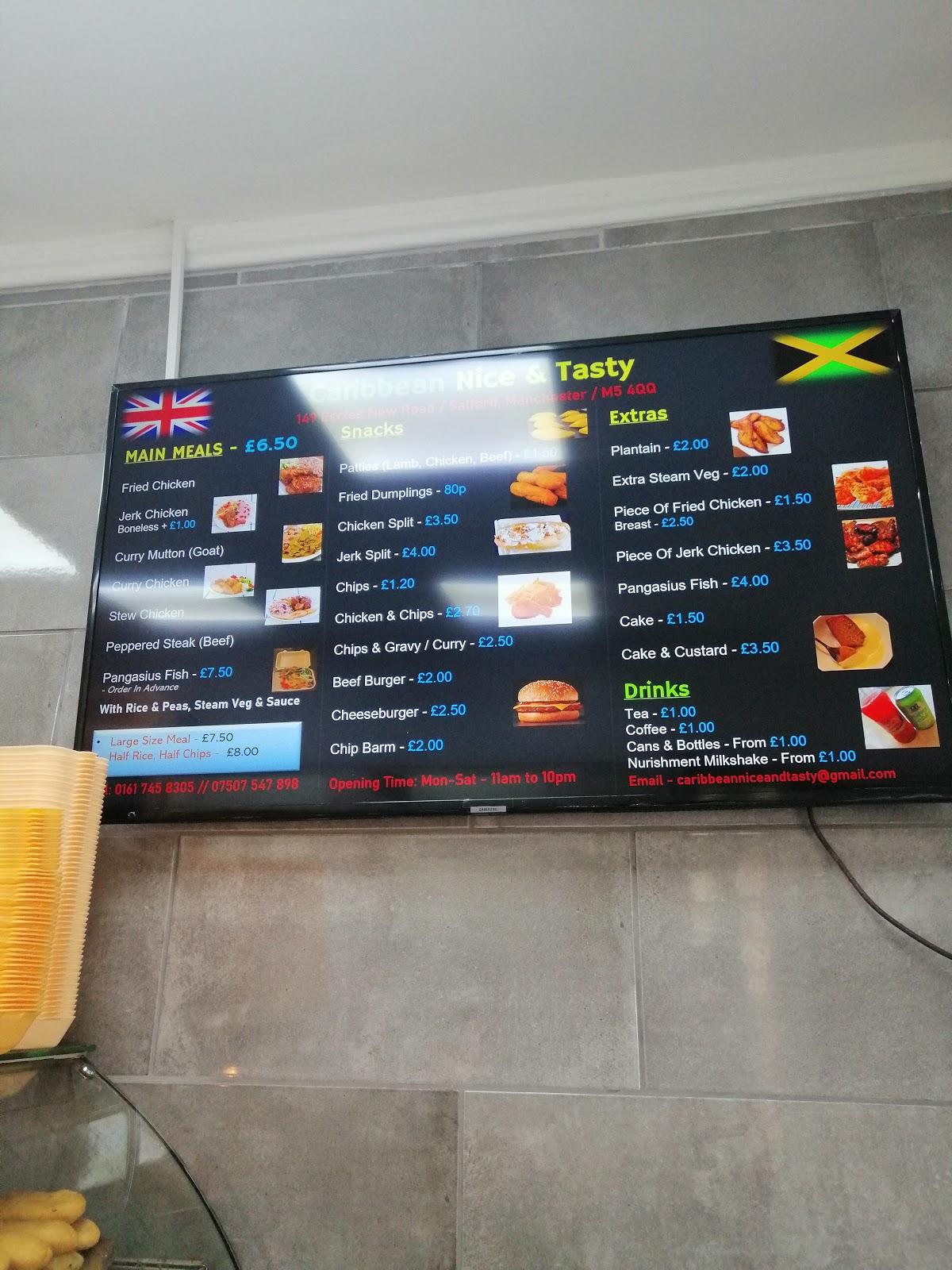 Menu At Caribbean Nice Tasty Fast Food Salford menu-at-caribbean-nice-tasty-fast-food-salford