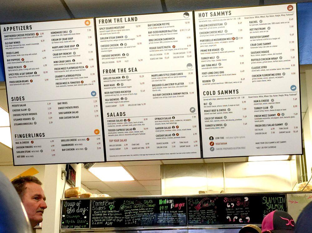 Menu at Chesapeake Grille and Deli restaurant, Dunkirk