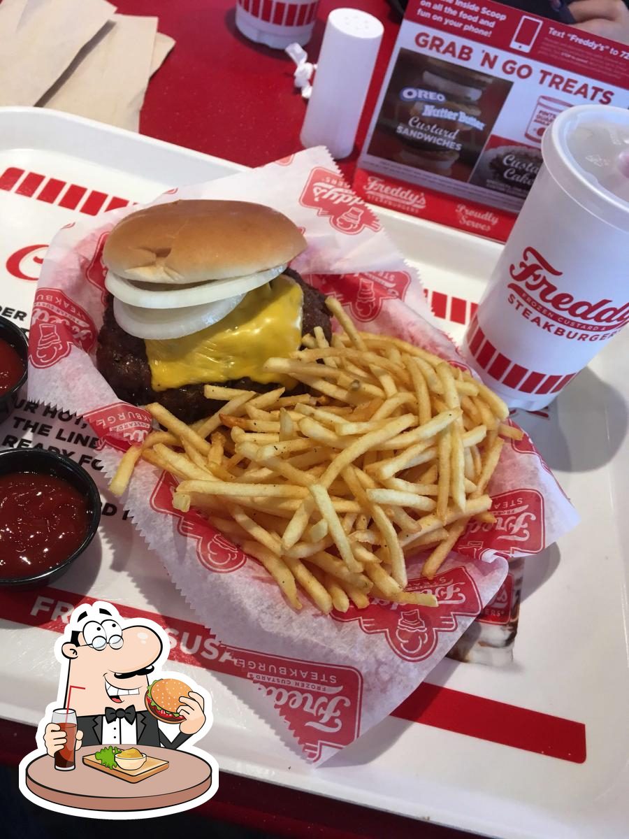 Freddy's Frozen Custard & Steakburgers in Columbus Restaurant menu