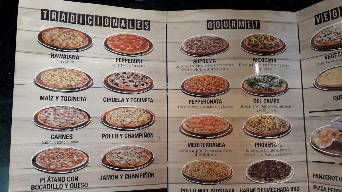 Carta de pizzería Pan Pa' Ya! Pepe Sierra, Bogotá, Cra. 11 11610