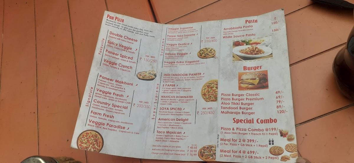 Menu at Pizza & Pizza Restaurant, India