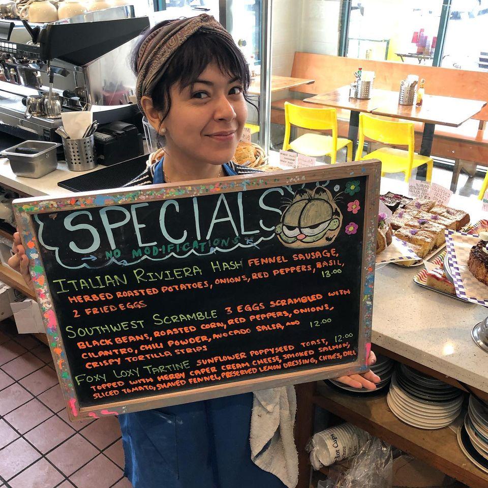 Menu at Lemon Poppy Kitchen cafe, Los Angeles