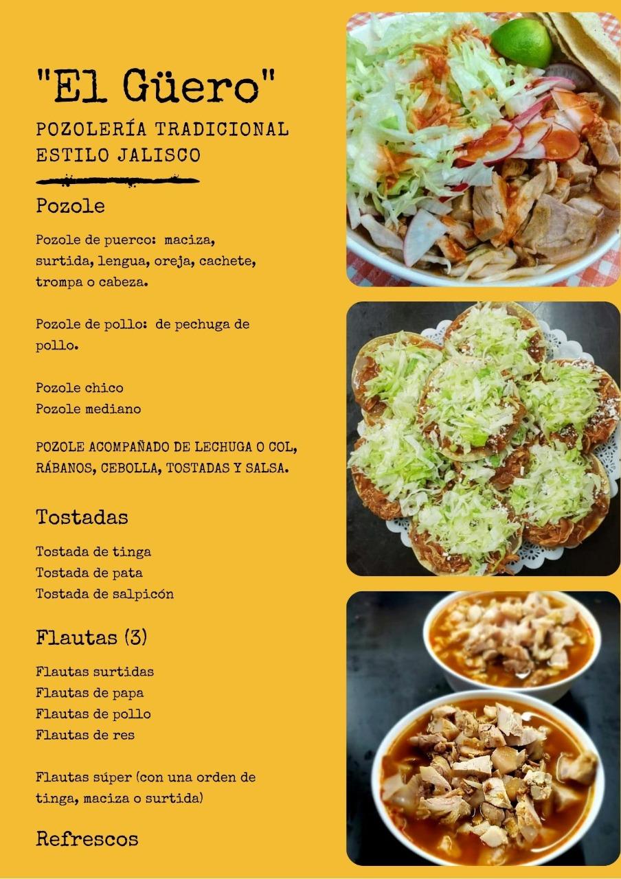 Menu At Pozoleria El G Ero Restaurant Mexico City Luci Tapia Lt Mz