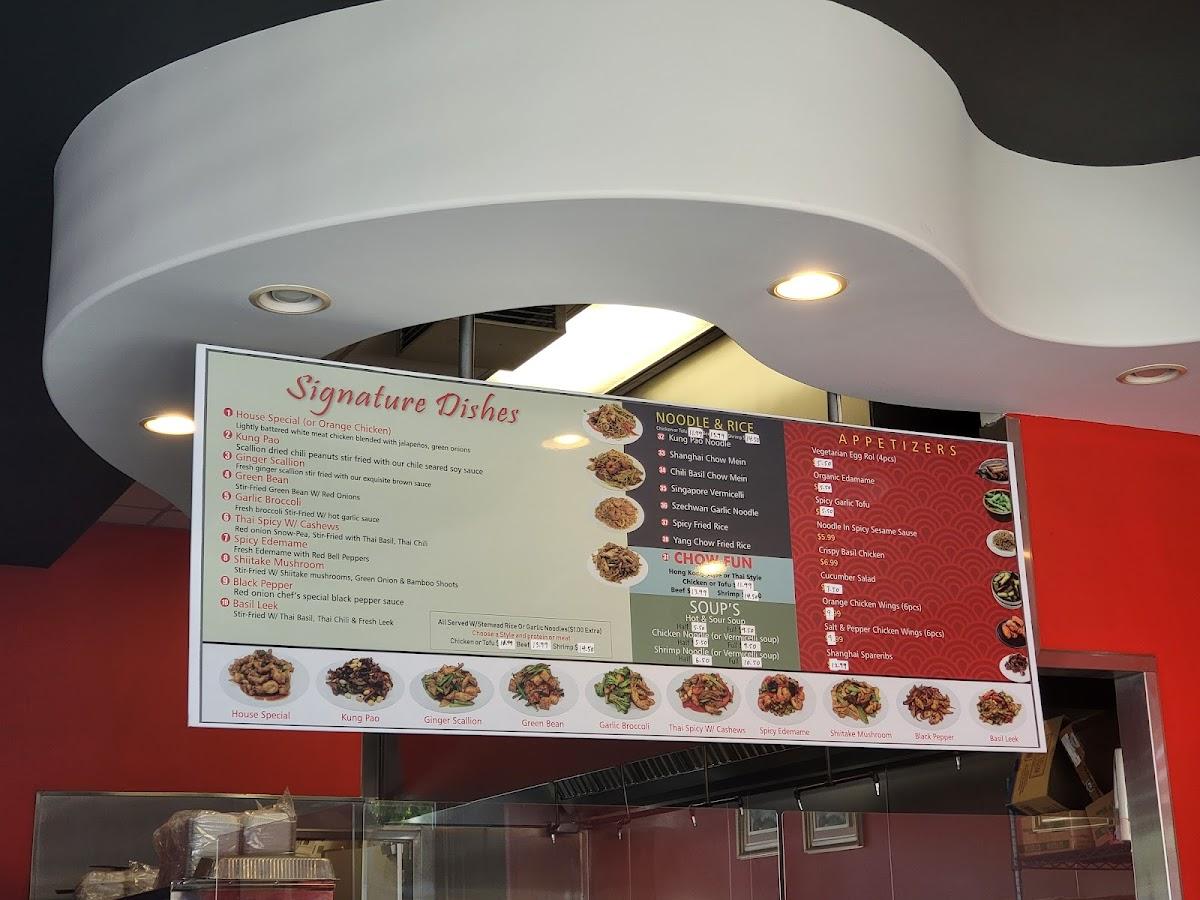 Menu at Noodle Place restaurant, Santa Ana