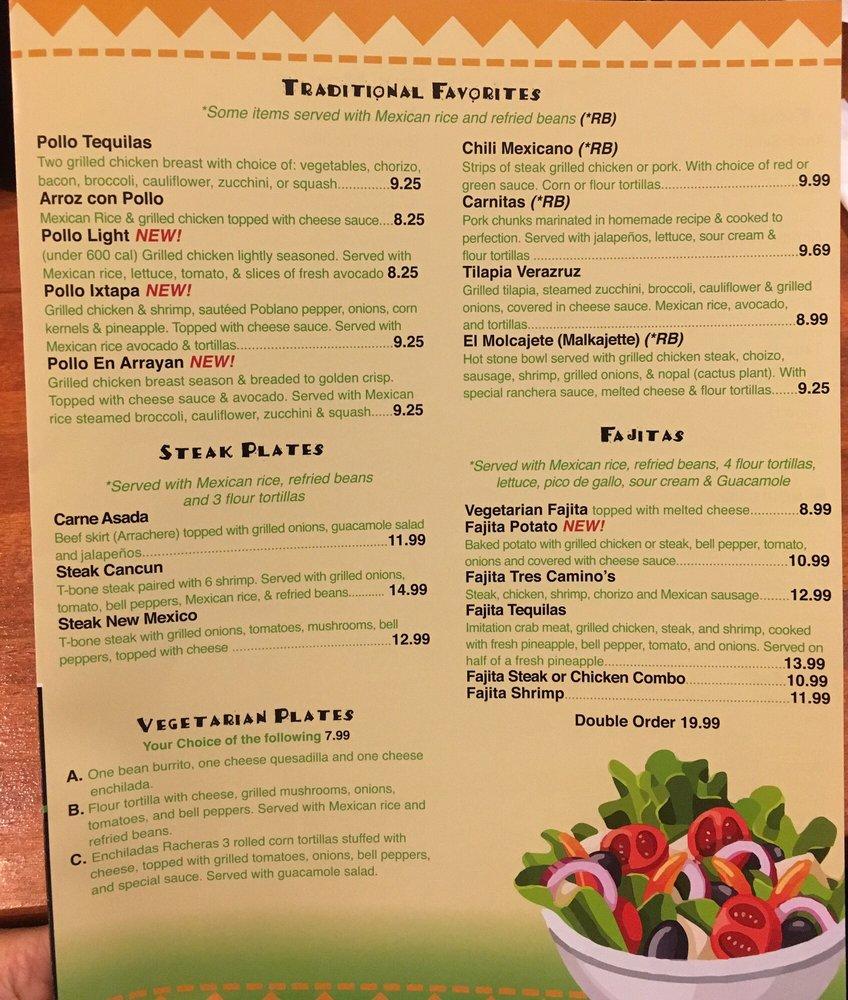 Menu at Taco Tequila's pub & bar, Terre Haute