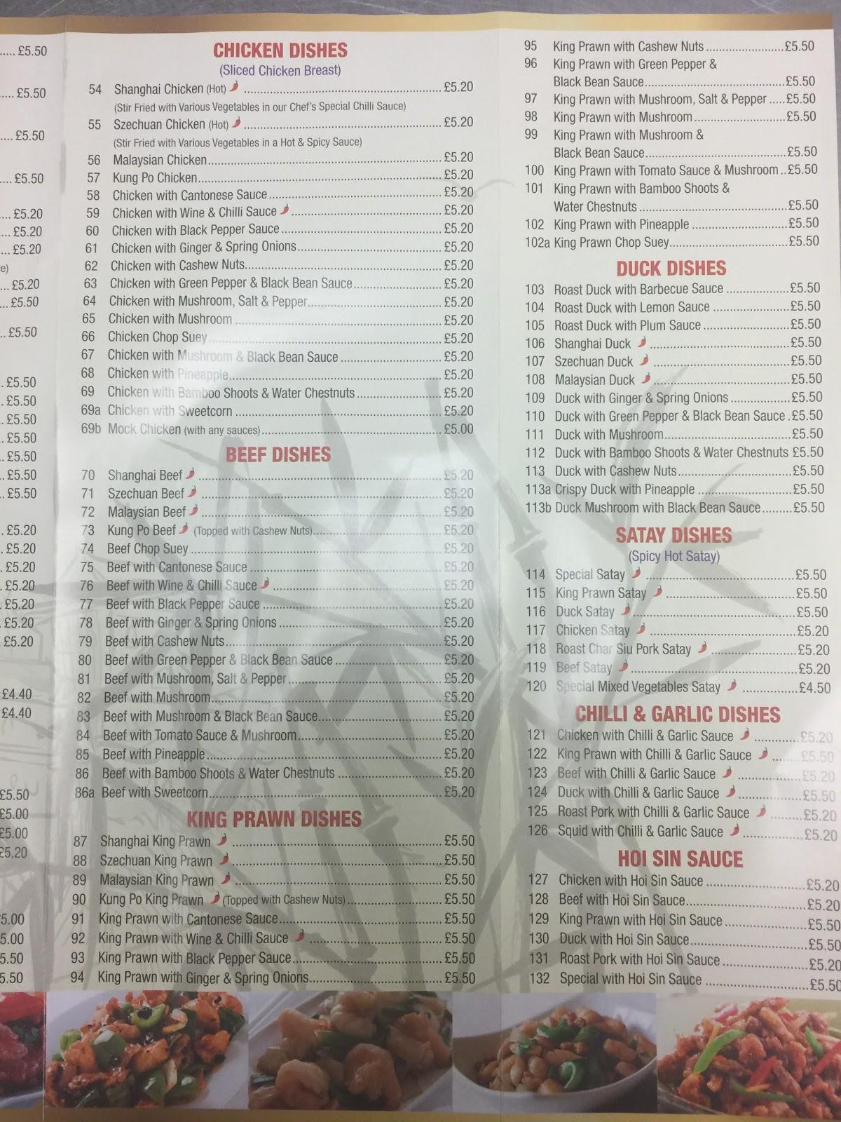 Menu at Hot Food Paradise fast food, Bedworth