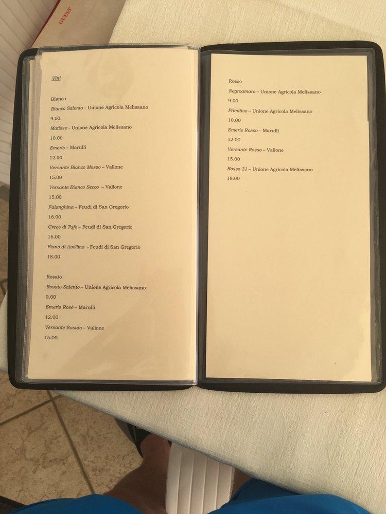 Menu at LI PALI, Restaurant &
