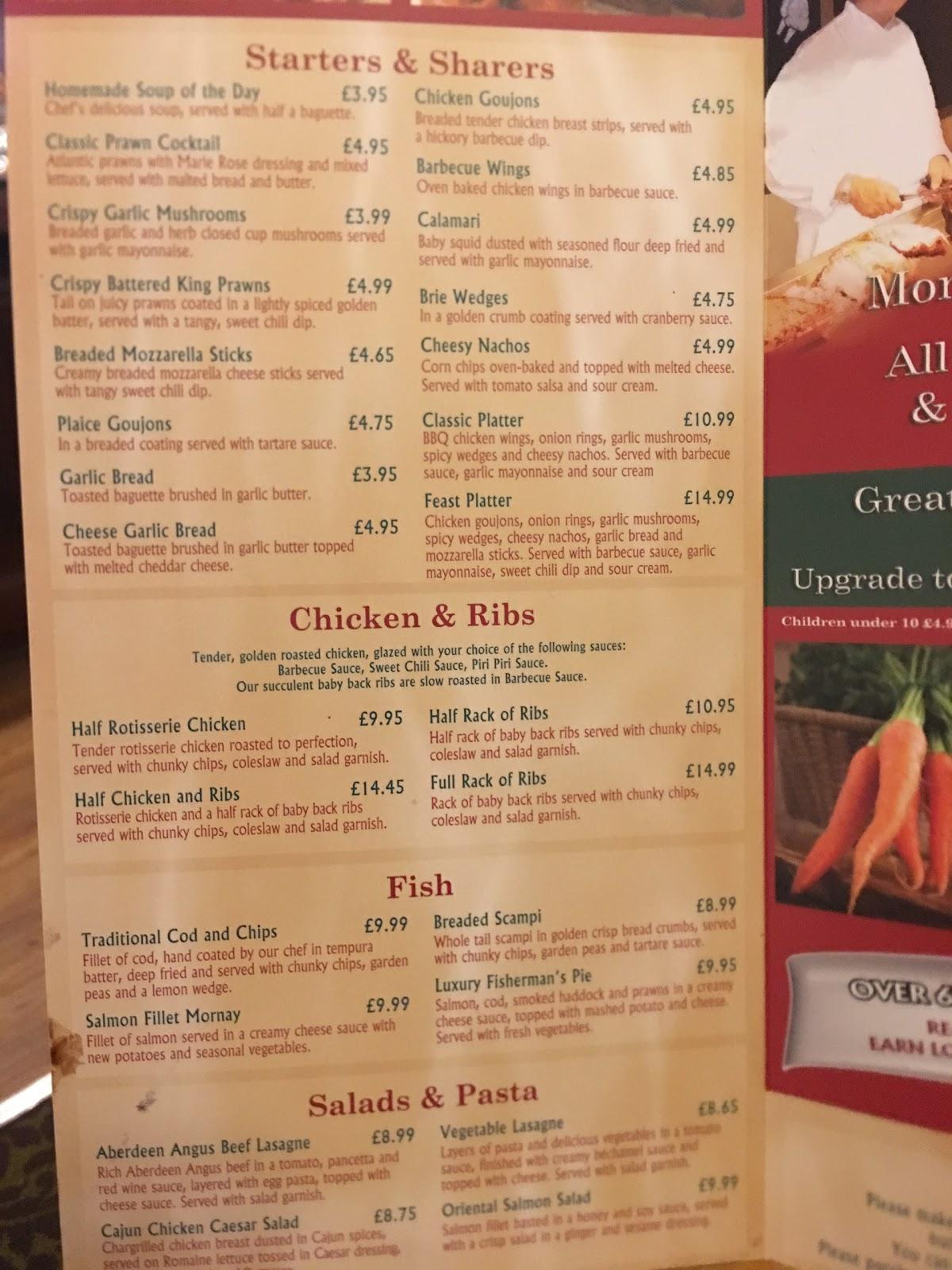 menu-at-castle-carvery-restaurant-lowestoft