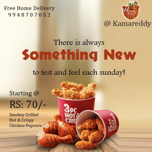 Menu at Honey Bees Restaurant Kamareddy, Kamareddy