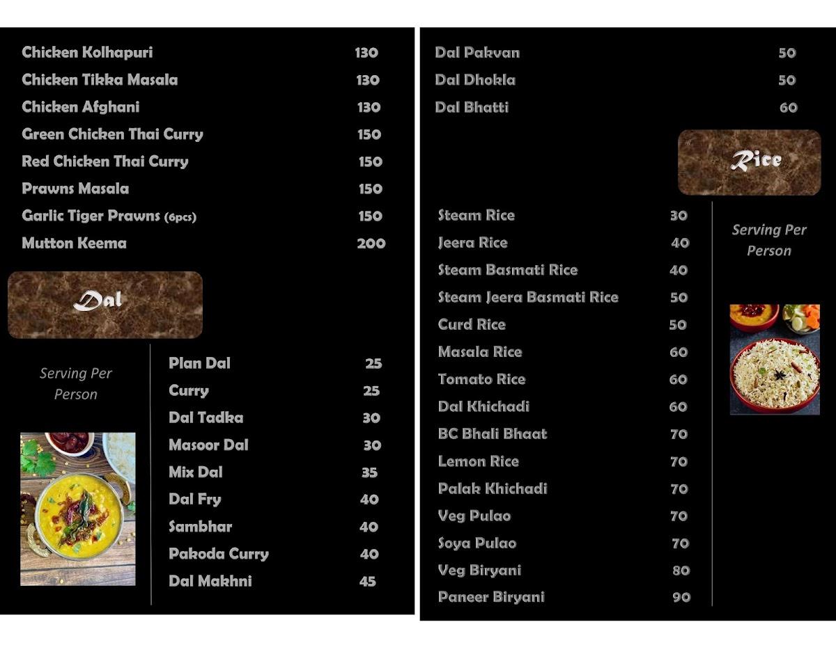 Fresh Feast Daily menu