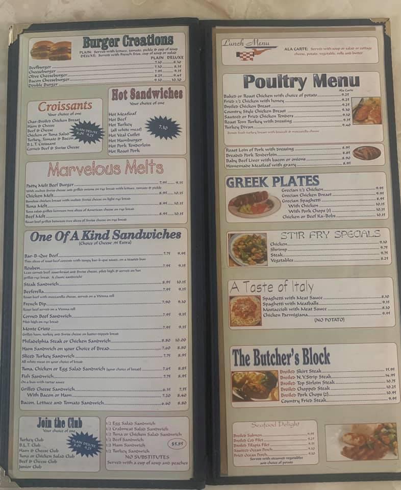Menu at Eggman's Restaurant Inc, Alsip
