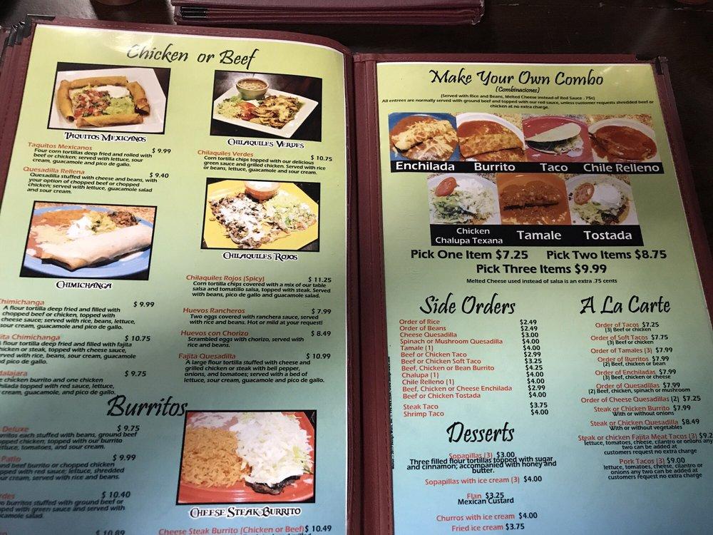 Menu at El Patio Mexican Grill & Cantina restaurant, Enid