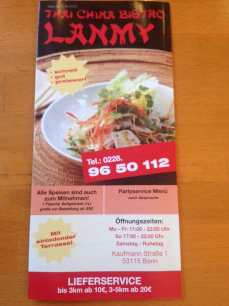 Lanmys Thai China Bistro Restaurant Bonn Restaurant Reviews