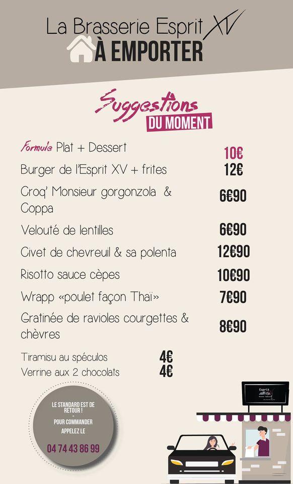 Menu de Chez Gilou