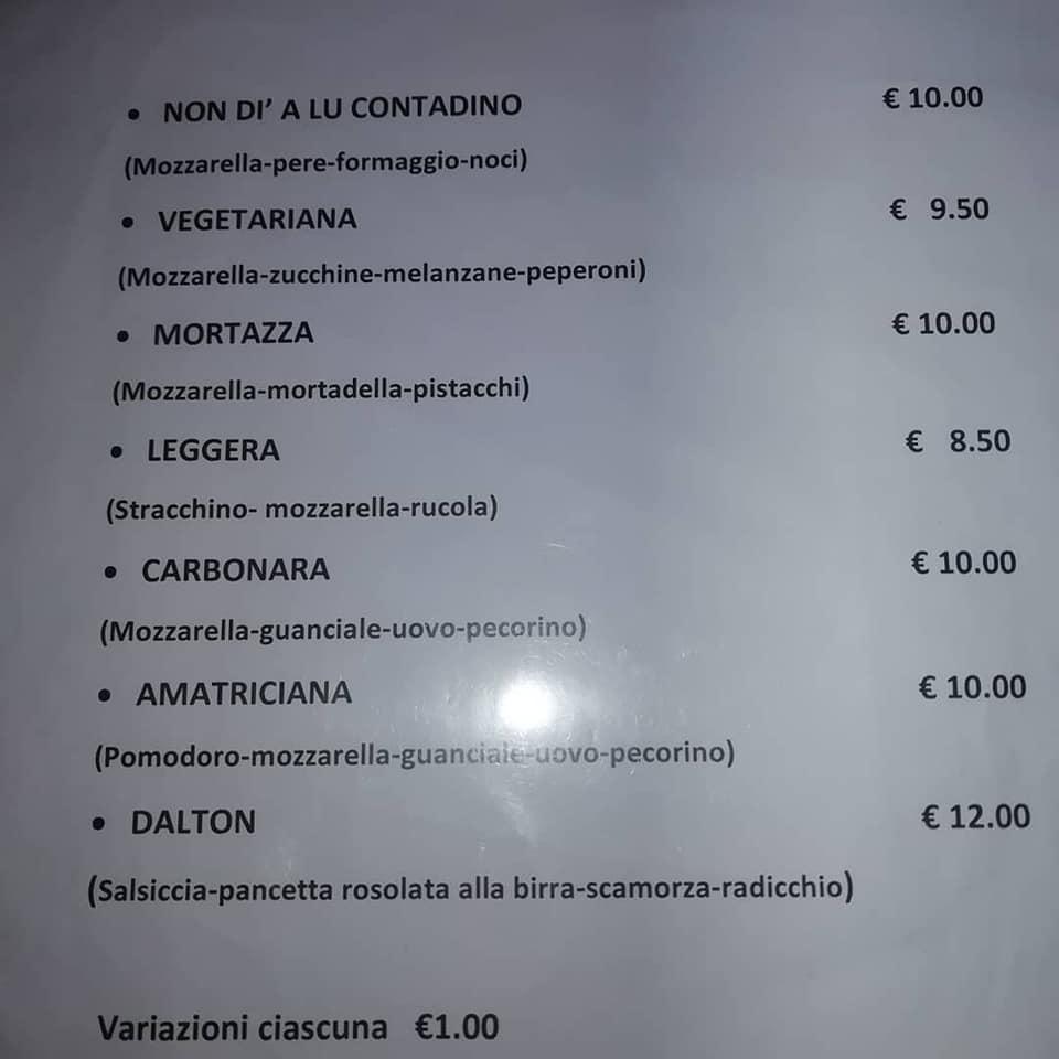 Menu di Dalton Brothers Pub 