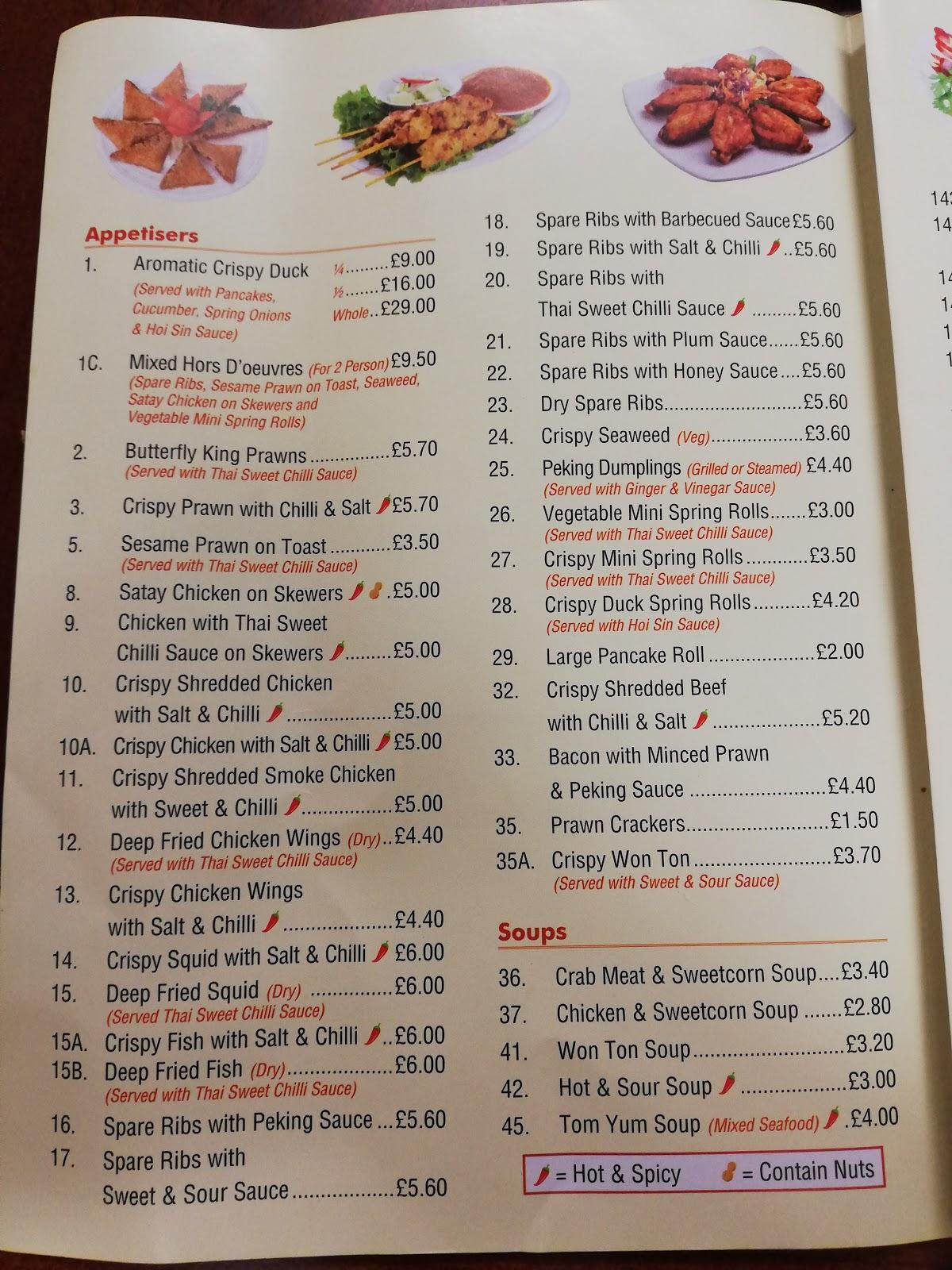 Menu At Lucky Bamboo Chinese Takeaway Restaurant Southend On Sea