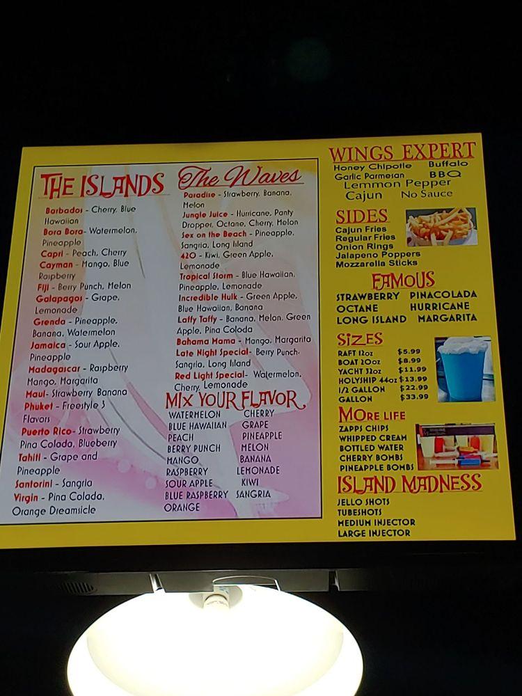 Menu at Daiquiri Island To Go pub & bar, Houston, Antoine Dr suite e