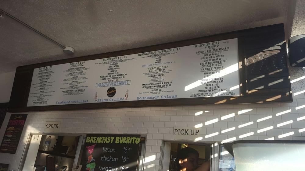 Menu at Cerveteca Culver City restaurant, Culver City, Venice Blvd.