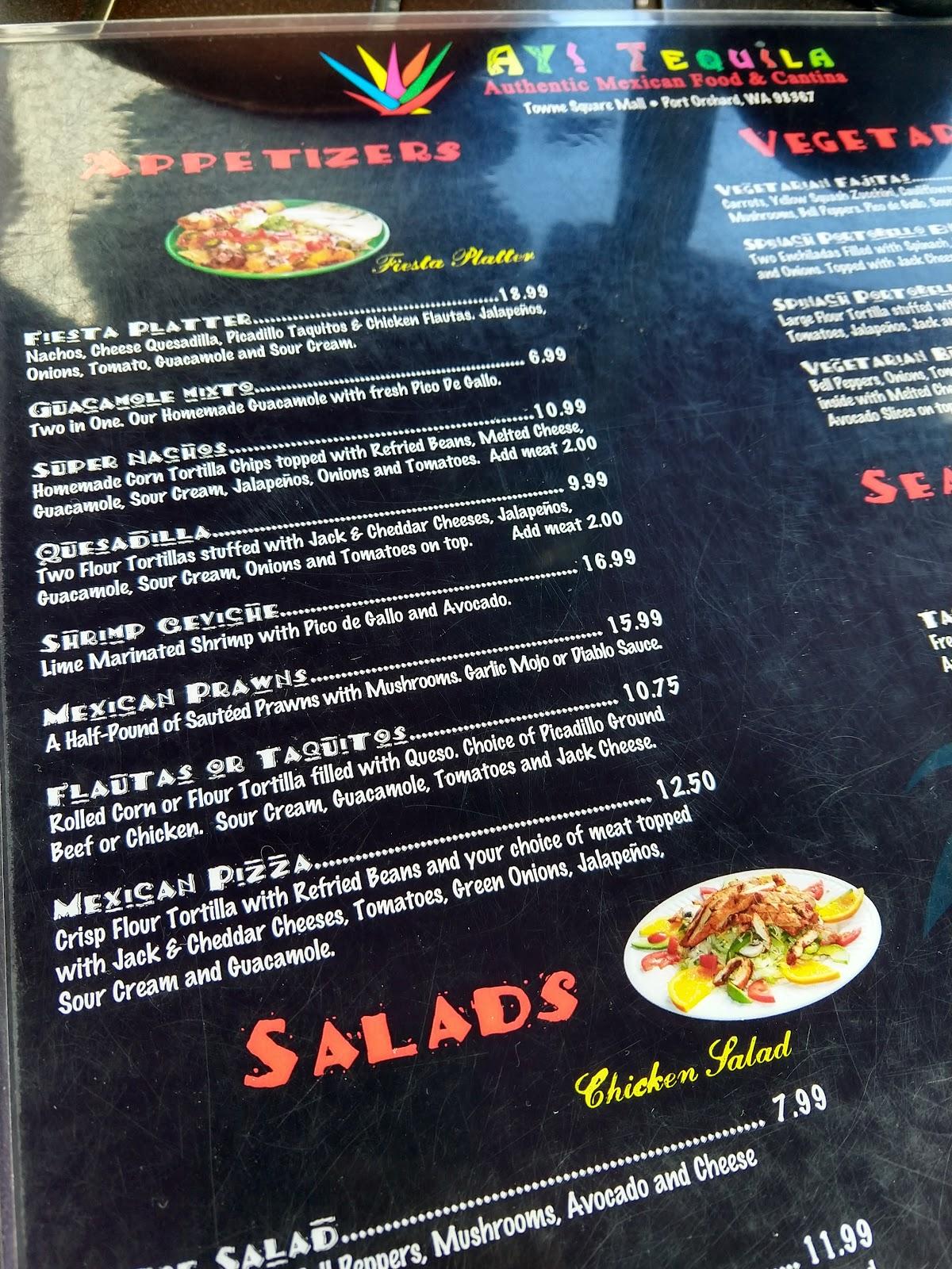 Menu at Taqueria El Rey 2.0 pub & bar, Port Orchard